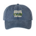 Ozark Hollers, a Navy Printed Pigment Dye Baseball Cap