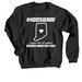 #HoosierAF, a Black Crewneck Sweatshirt
