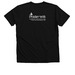 Stripes Are Awesome Dark T's, a Solid Black Blend Premium V-Neck Tee (back-view)