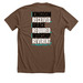 KINGDOM RECEIVED, a Heather Brown Premium Unisex Tee (back-view)