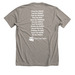 The KKG Foundation - Black History, a Heather Stone Premium Unisex Tee (back-view)