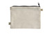 Animal Series, a Natural 9"x7" Hemp Blend Pouch (back-view)