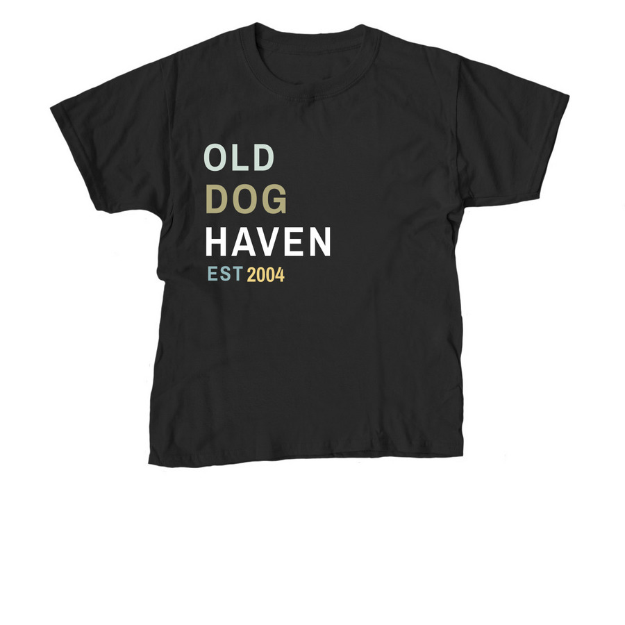 BOLD Old Dog Haven, a Black Youth Unisex Tee