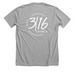 The OG&nbsp;, a Athletic Heather Premium Unisex Tee (back-view)