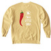 I'm a Little Chili Sweatshirts, a Butter Comfort Colors Crewneck Sweatshirt (back-view)
