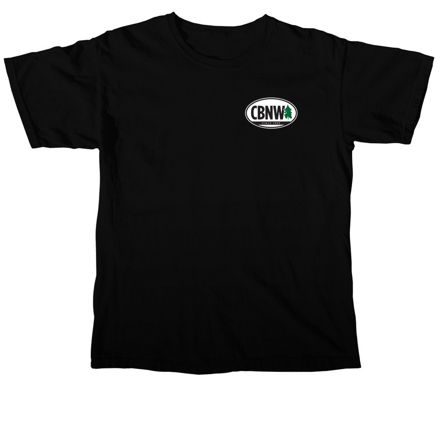 Life is better at CBNW, a Black Comfort Colors Unisex Tee