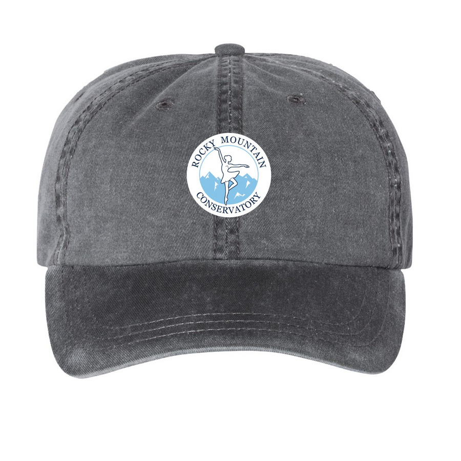 RMC Baseball Caps, a Black Printed Pigment Dye Baseball Cap