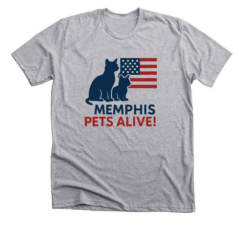 Freedom Felines, a Athletic Heather Premium Unisex Tee