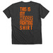 Hunger Action Month Grey, a Dark Grey Heather Premium V-Neck Tee (back-view)