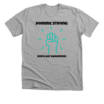 Dominic strong&nbsp;, a Athletic Heather Premium Unisex Tee