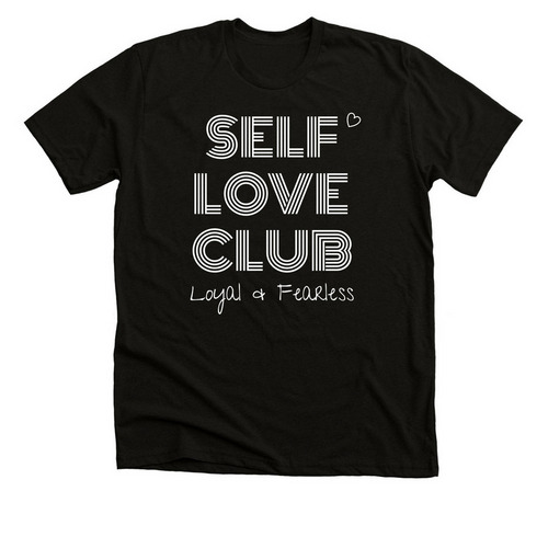 SELF LOVE X3, a Solid Black Blend Premium Unisex Tee