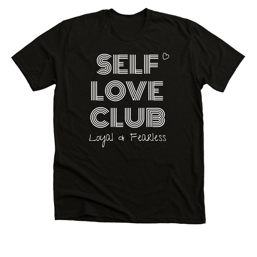 SELF LOVE X3, a Solid Black Blend Premium Unisex Tee