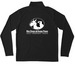 Big Dogs Huge Paws Hug a Dog Quarter Zip, a Black Unisex Performance Quarter Zip Pullover (back-view)