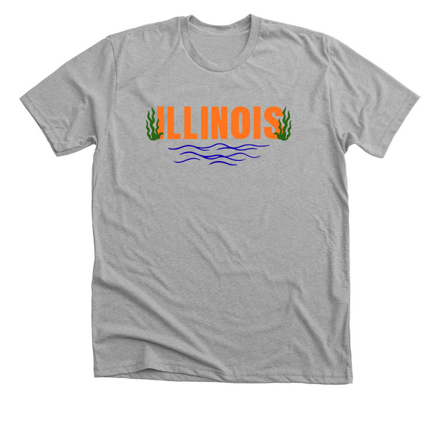 By the Water, a Athletic Heather Premium Unisex Tee