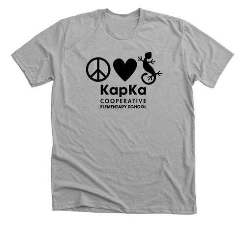Peace, Love, Gecky!, a Athletic Heather Premium Unisex Tee