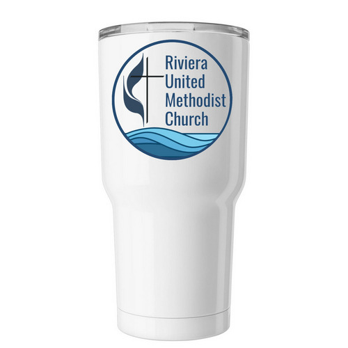 RUMC Tumbler, a White Insulated Tumbler