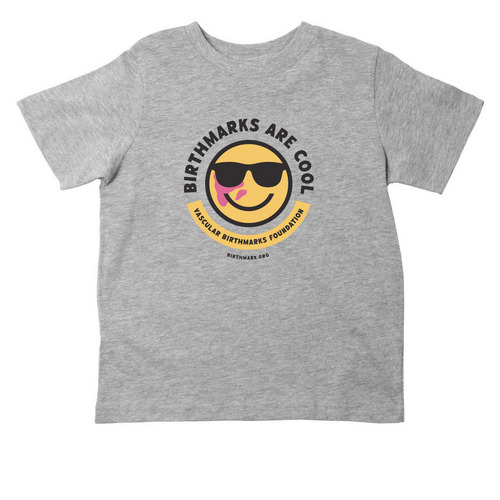 Birthmarks Are Cool-Yellow-Sunglasses-Toddler, a Heather Toddler Tee
