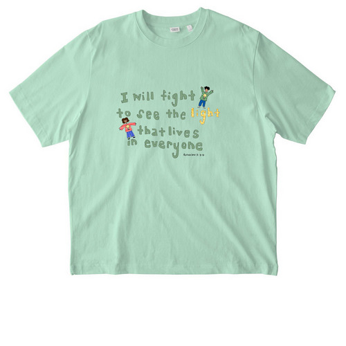 Children of light!, a Misty Jade Stanley/Stella Unisex Freestyler Heavyweight Tee