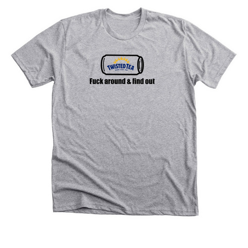 Twisted Tea, a Athletic Heather Premium Unisex Tee
