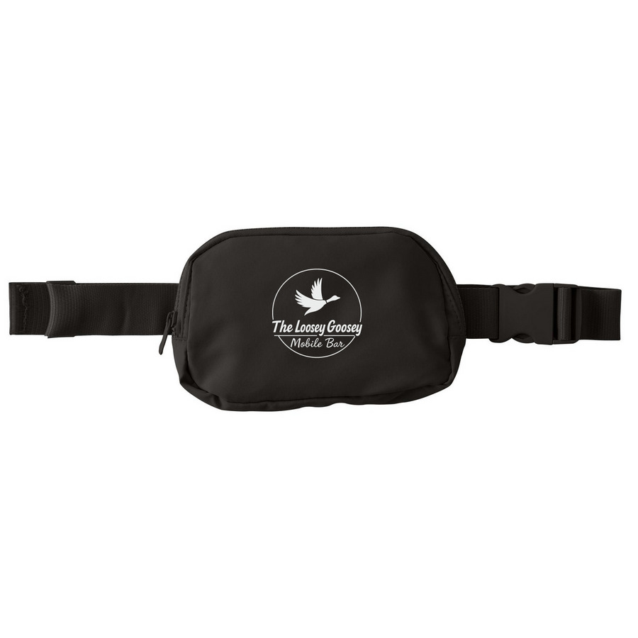 Loosey Goosey bag, a Deep Black Matte Hip Pack
