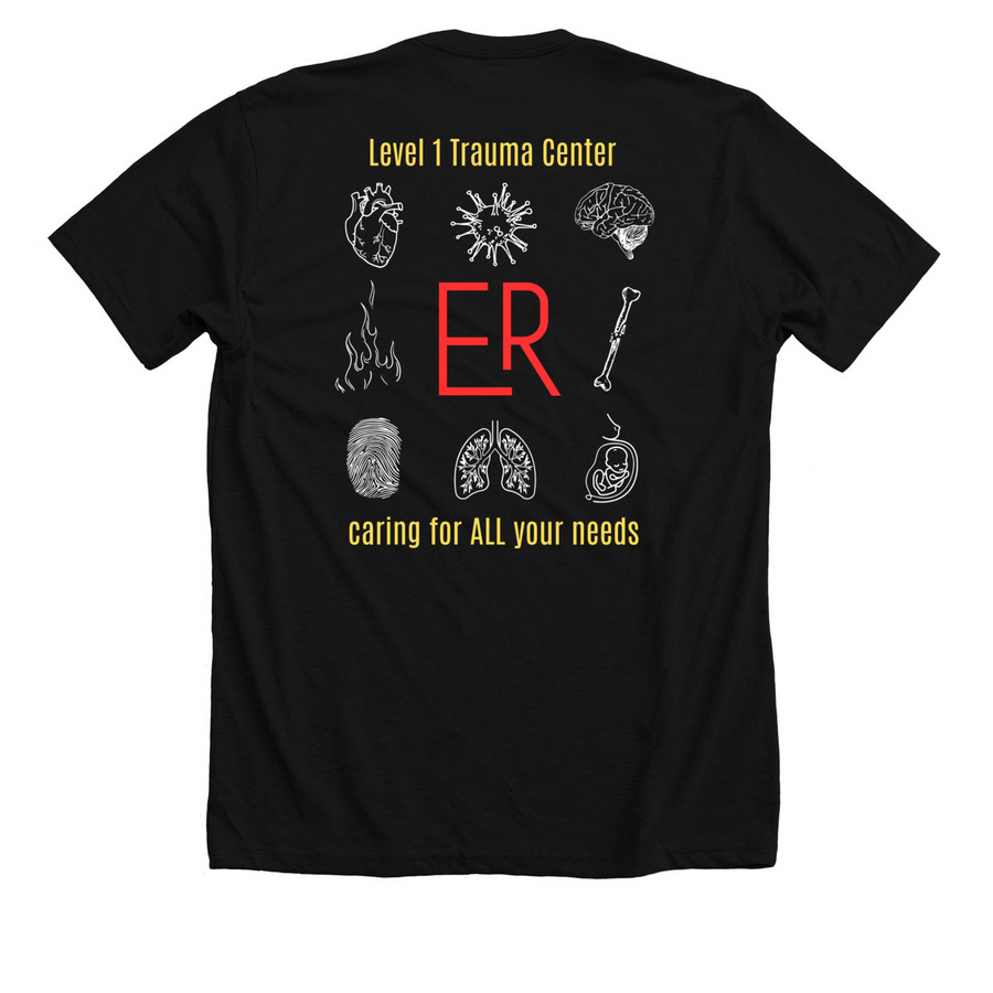 STRONGER Premium T, a Solid Black Blend Premium Unisex Tee (back-view)