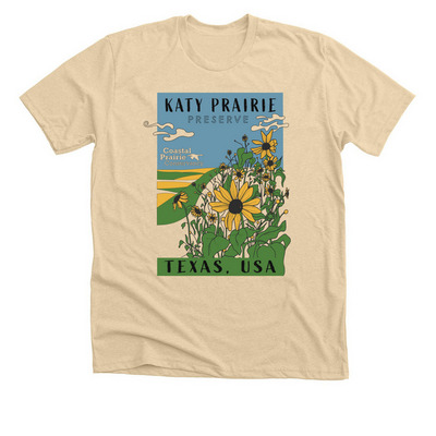 Katy Prairie Preserve T-Shirt, a Heather Soft Cream Premium Unisex Tee
