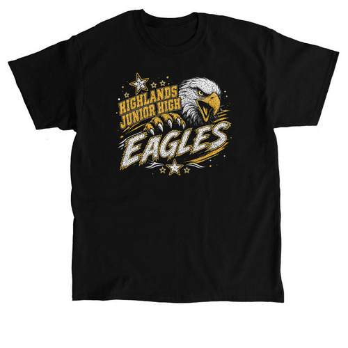 Eagle Pride, a Black Classic Unisex Tee