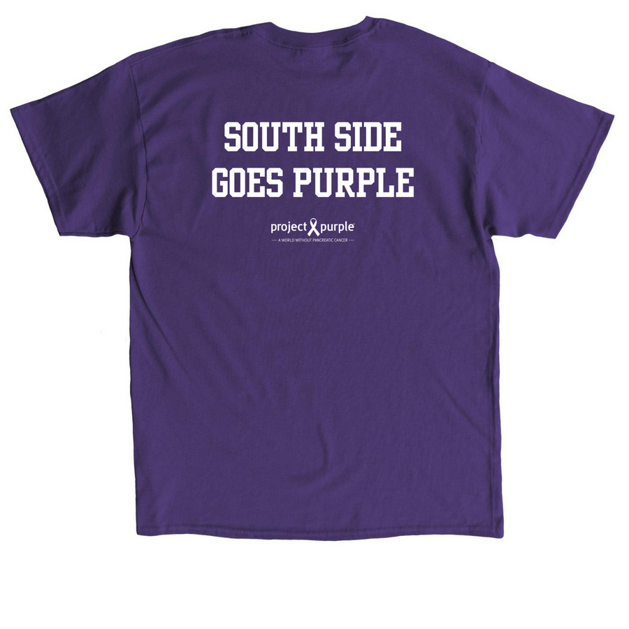 Chicago White Sox Game Support Shirt, a Purple Classic Unisex Tee (back-view)