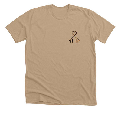 HHHH&nbsp;, a Heather Sand Dune Premium Unisex Tee