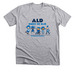 ALD Makes Me Blue, a Athletic Heather Premium Unisex Tee