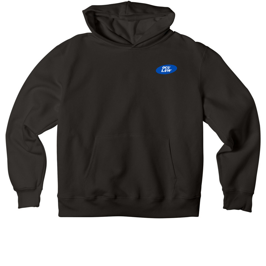 OCU Law Sweat Set Sweater, a Black Premium Heavyweight Pullover Hoodie