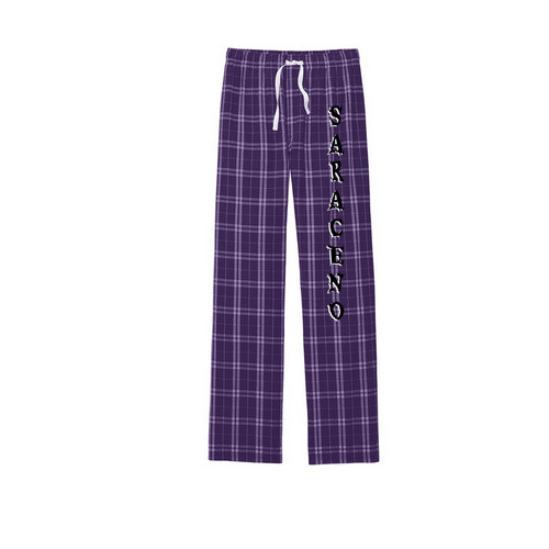 Saraceno Streetwear pj&nbsp;, a Purple/ White Flannel Pajama Pant