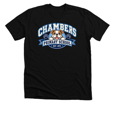 Chambers Staff, a Solid Black Blend Premium Unisex Tee
