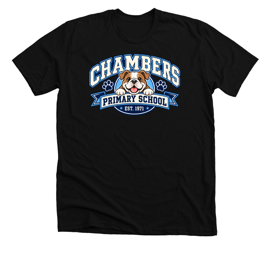 Chambers Staff, a Solid Black Blend Premium Unisex Tee