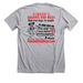 Stand in Front of Someone, a Athletic Heather Premium Unisex Tee (back-view)