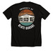 Zingler Fitness- Glute Garage, a Solid Black Blend Premium Unisex Tee (back-view)