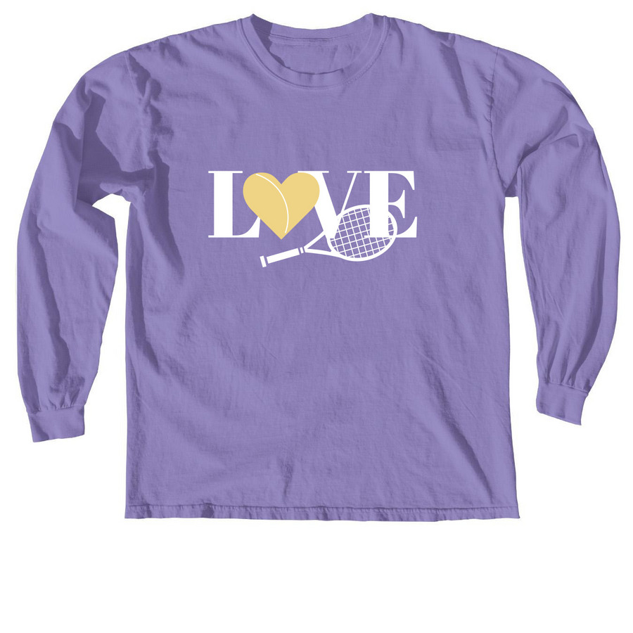 Net Glow, a Violet Comfort Colors Long Sleeve Tee