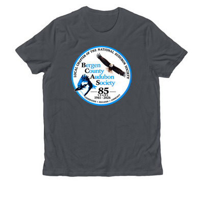 Bergen County Audubon 85th Anniversary, a Terrain Grey Allmade Organic Cotton Unisex Tee