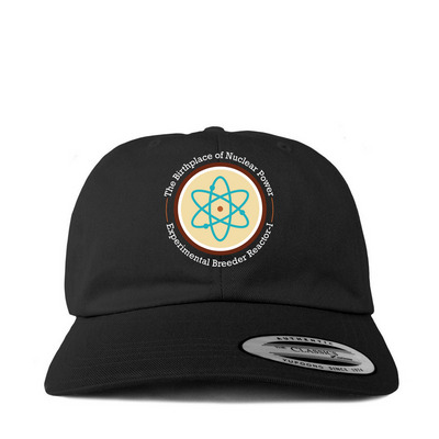 EBR-I: The Birthplace of Nuclear Power Hat, a Black Printed Classic Baseball Cap