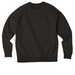 Hoodies and crewnecks, a Deep Black Allmade Organic CVC Crewneck Sweatshirt (back-view)
