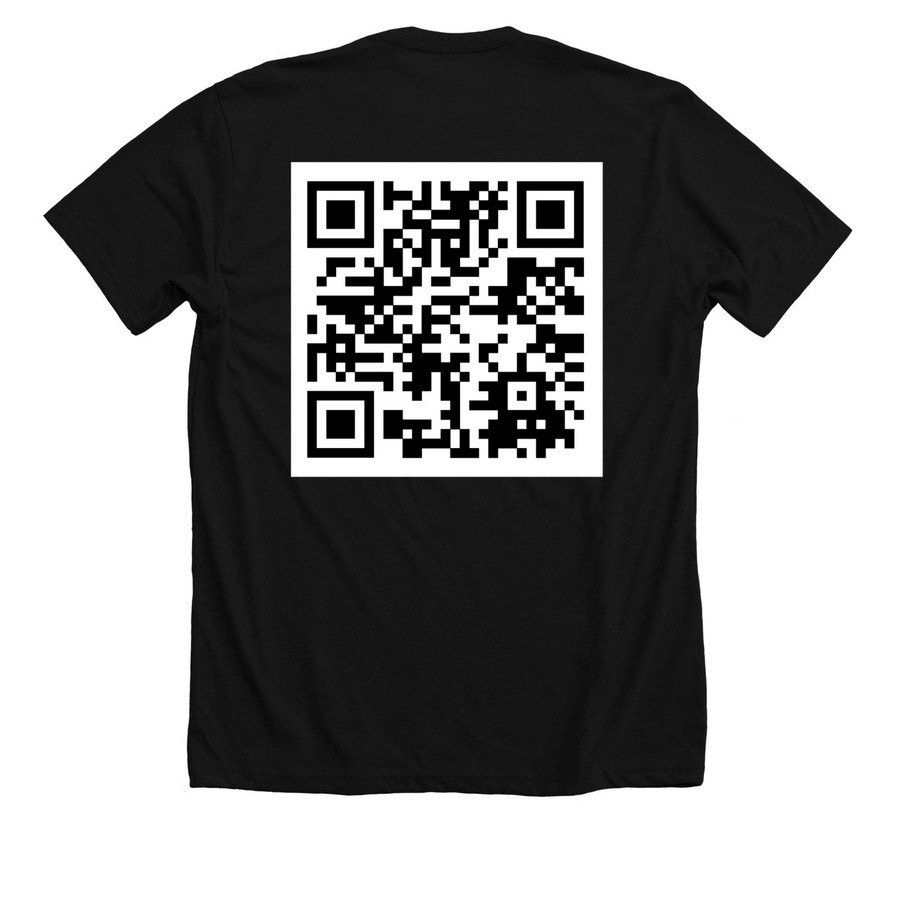 General Fluff T-Shirt/Hoodie, a Solid Black Blend Premium Unisex Tee (back-view)