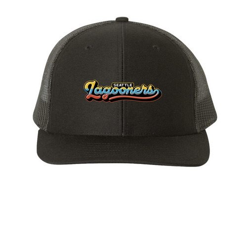 Classy Caps, a Black Printed Snapback Trucker Cap