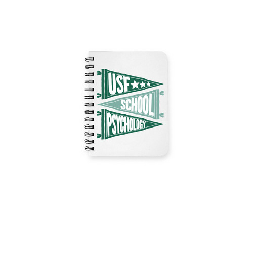 Flag Notebook, a White Spiral Notebook