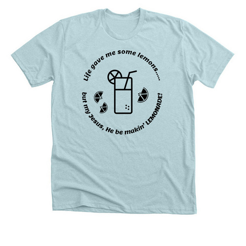 Lemonade!&nbsp;, a Heather Ice Blue Premium Unisex Tee