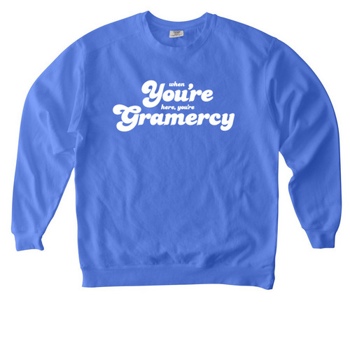 Welcome to the Family, a Flo Blue Comfort Colors Crewneck Sweatshirt