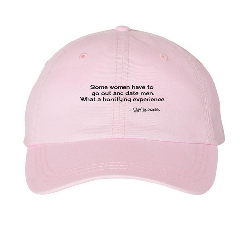 End the Experience, a Pink Printed Pigment Dye Baseball Cap