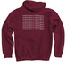Small Progress., a Maroon Pullover Hoodie (back-view)