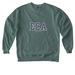ECA, a Blue Spruce Comfort Colors Crewneck Sweatshirt