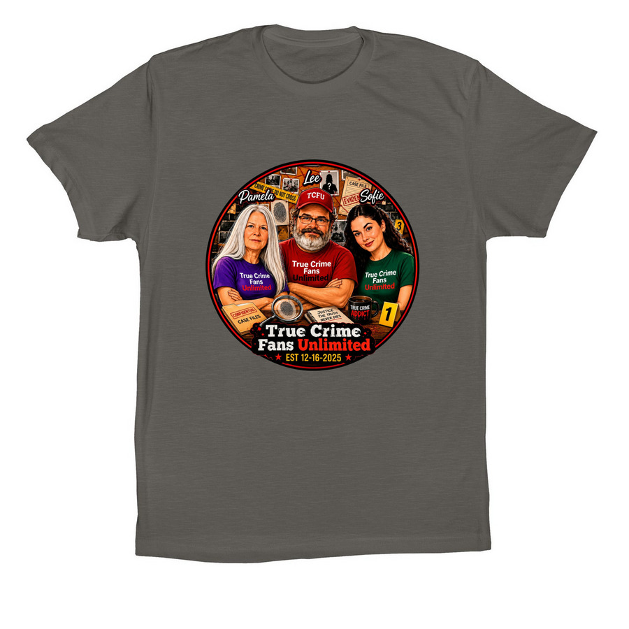 TCFU Team Tees, a Asphalt Premium Cotton Tee