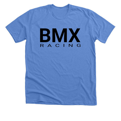 BMX&nbsp;, a Heather Columbia Blue Premium Unisex Tee